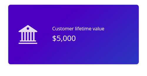 A value box using