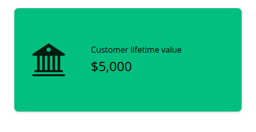 A value box using