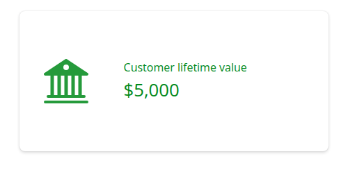 A value box using