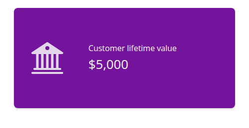 A value box using