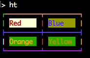 On-screen color