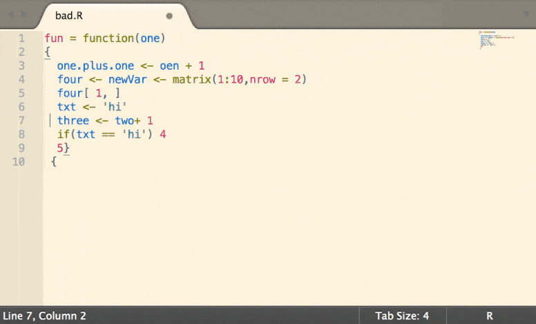 Sublime Example Sublime Example