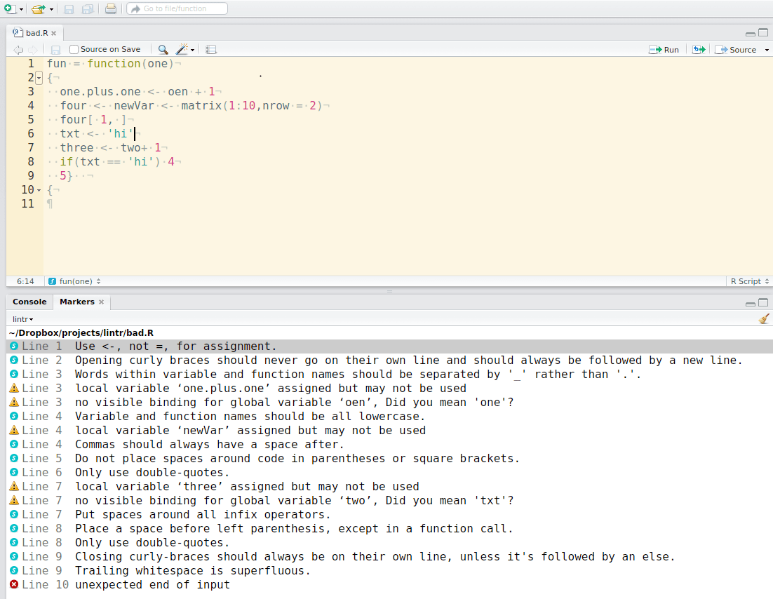 Rstudio Example RStudio Example