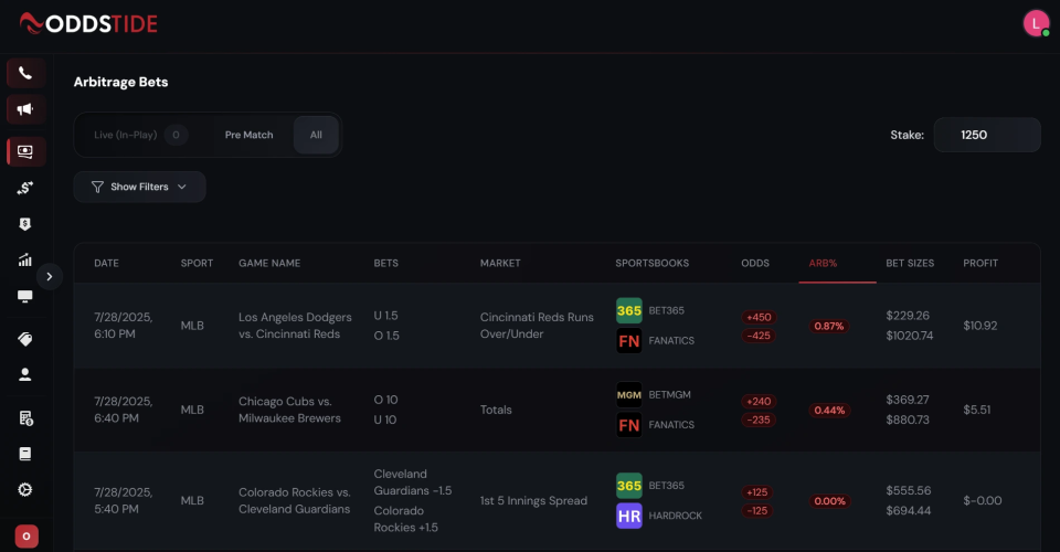 Arbitrage Bets